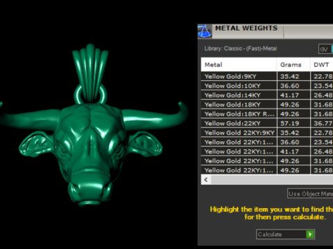 ダークトーテムペンダントコレクション 3Dプリントモデル
