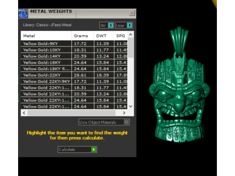 ダークトーテムペンダントコレクション 3Dプリントモデル