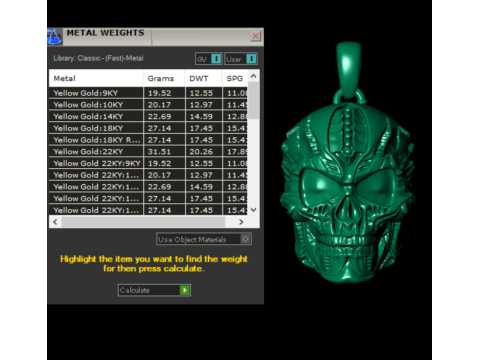 ダークトーテムペンダントコレクション 3Dプリントモデル