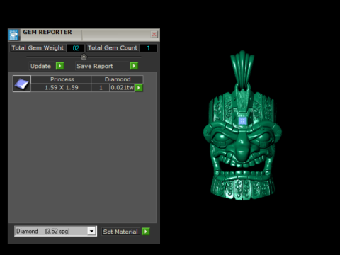ダークトーテムペンダントコレクション 3Dプリントモデル