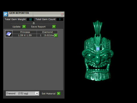 Dark Totem Pendant Collection 3D Print Model
