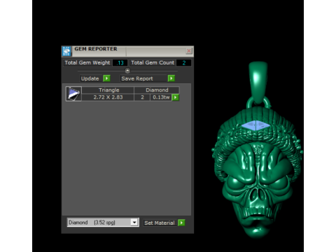 ダークトーテムペンダントコレクション 3Dプリントモデル