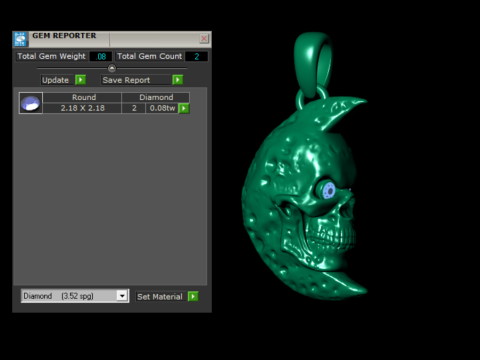 ダークトーテムペンダントコレクション 3Dプリントモデル