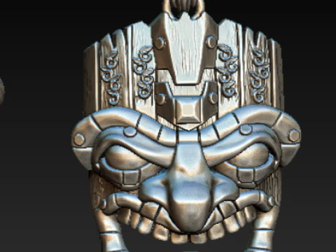 Dark Totem Pendant Collection 3D Print Model