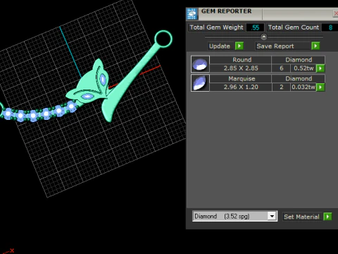Diamond Fox Connector 3D Print Model