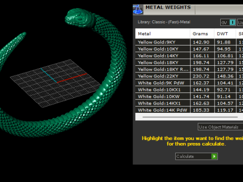 Snake Head Bracelet 3D Print Model