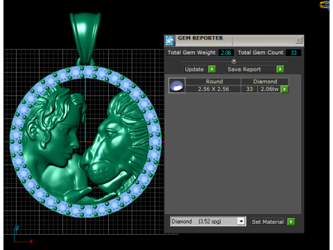 Ciondolo Amore Eterno Modello di stampa 3D
