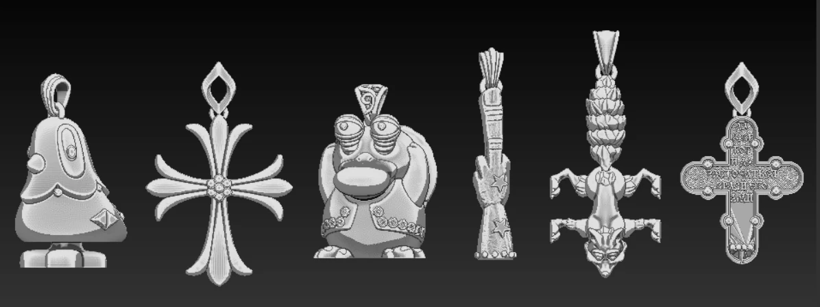 Cartoon Bird Character Pendant 3D Print Model .c4d .max .obj .3ds .fbx .stl .blend