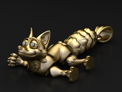 Colgante de personaje de pájaro de dibujos animados Modelo de impresión 3D