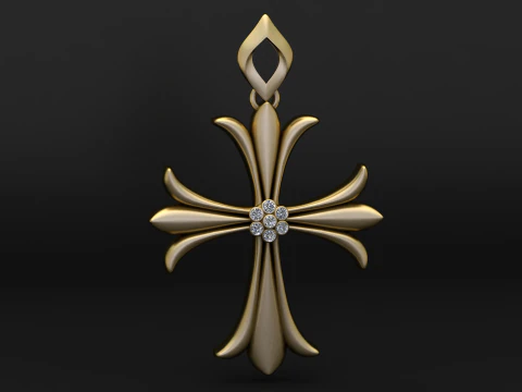 Cartoon Bird Character Pendant 3D Print Model