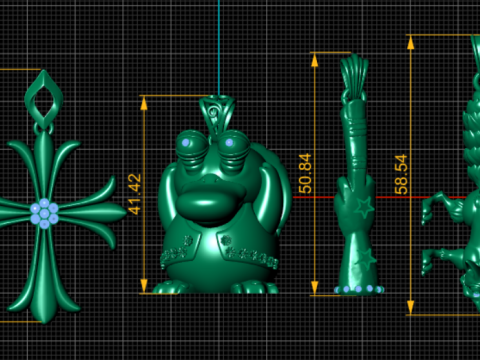 Colgante de personaje de pájaro de dibujos animados Modelo de impresión 3D