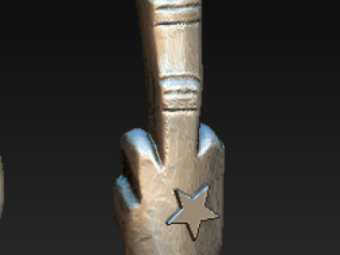 Colgante de personaje de pájaro de dibujos animados Modelo de impresión 3D