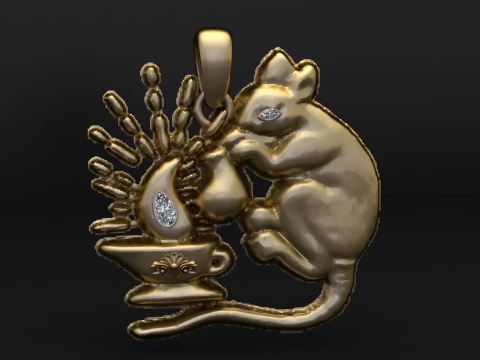 Dog Companion Pendant Collection 3D Print Model