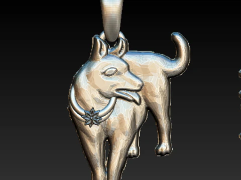 Dog Companion Pendant Collection 3D Print Model