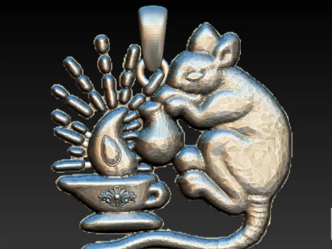 Dog Companion Pendant Collection 3D Print Model