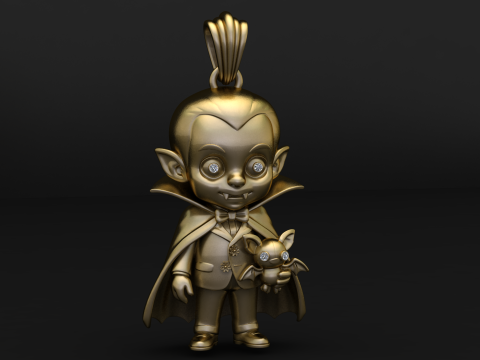 Collection de pendentifs crâne de bélier démon Modèles 3D en vedette