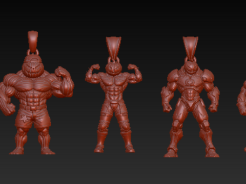 The Arcane Overlord Pendant Collection 3D Print Model