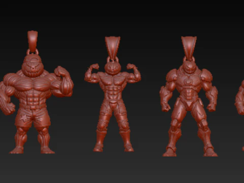 The Arcane Overlord Pendant Collection 3D Print Model