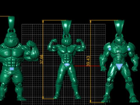 The Arcane Overlord Pendant Collection 3D Print Model