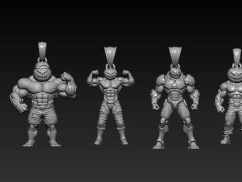 The Arcane Overlord Pendant Collection 3D Print Model