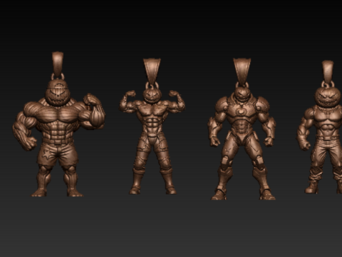 The Arcane Overlord Pendant Collection 3D Print Model