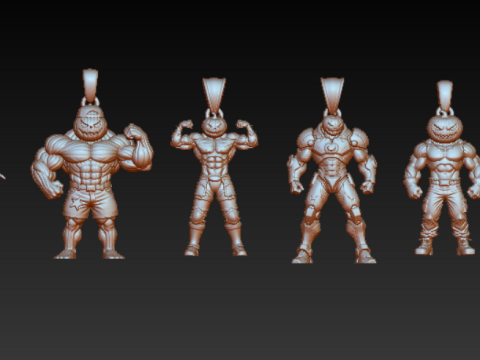 The Arcane Overlord Pendant Collection 3D Print Model