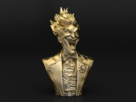 जोकर बस्ट पेंडेंट संग्रह 3D प्रिंट मॉडल