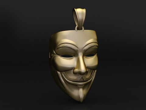 जोकर बस्ट पेंडेंट संग्रह 3D प्रिंट मॉडल