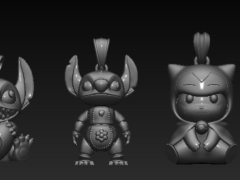 जोकर बस्ट पेंडेंट संग्रह 3D प्रिंट मॉडल