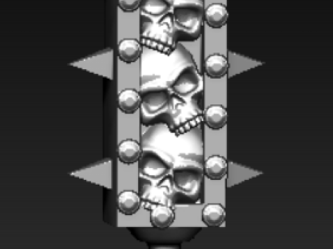 Coleção de pingentes de luxo Clover Diamond Modelo de Impressão 3D