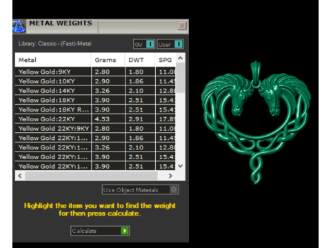 Coleção de pingente de coração com conjunto de diamantes Modelo de Impressão 3D