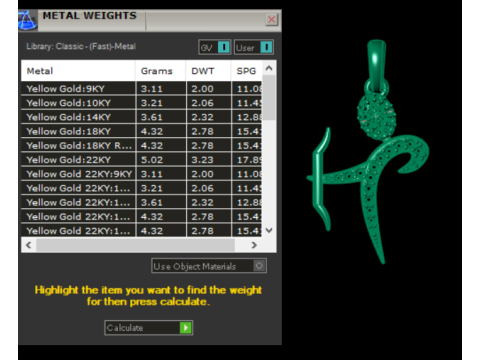 Coleção de pingente de coração com conjunto de diamantes Modelo de Impressão 3D