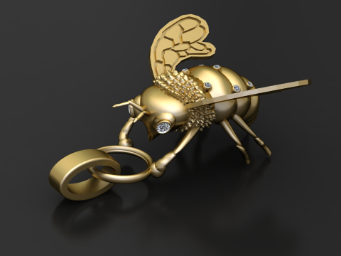 Koninklijke honingbij hanger 3D printmodel