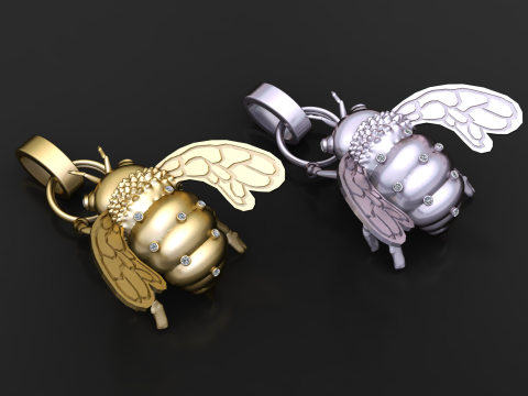 Koninklijke honingbij hanger 3D printmodel