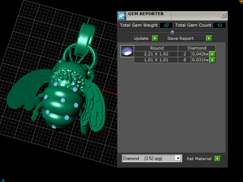 Koninklijke honingbij hanger 3D printmodel