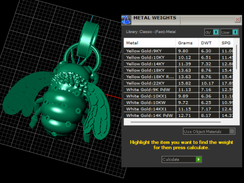 Koninklijke honingbij hanger 3D printmodel