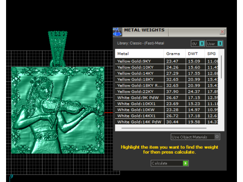 Colgante de retrato de violinista Modelo de impresión 3D