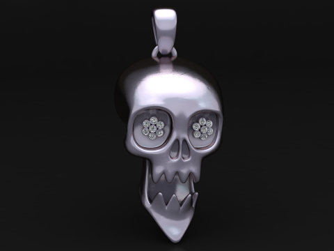 Urok uśmiechniętej czaszki Model do druku 3D