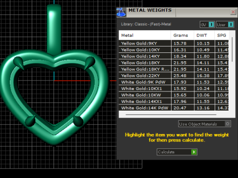 Heart Solitaire Pendant 3D Print Model