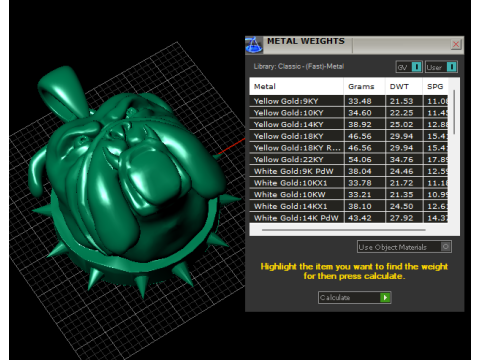 Pingente Guardião Bulldog Modelo de Impressão 3D
