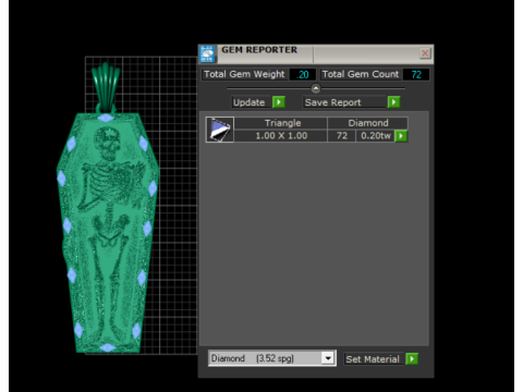 Coffin Relic Skeleton Pendant Trio 3D Printable Jewelry Collection 3D Print Model