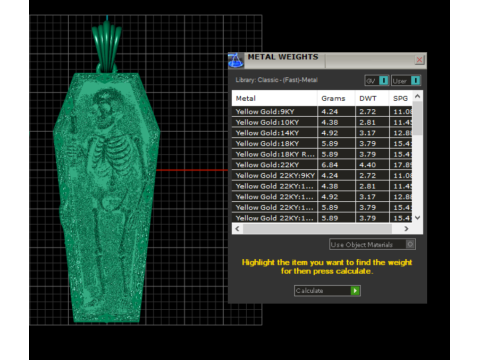 Coffin Relic Skeleton Pendant Trio 3D Printable Jewelry Collection 3D Print Model