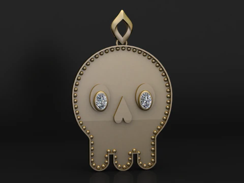 Mystic Halloween Pendant Collection 3D Print Model