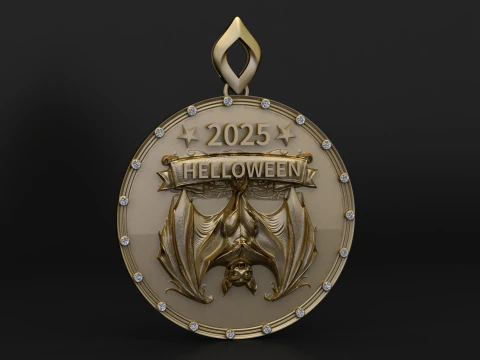 Mystic Halloween Pendant Collection 3D Print Model