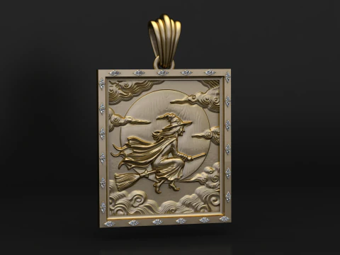 Mystic Halloween Pendant Collection 3D Print Model