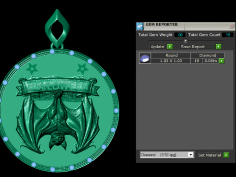 Mystic Halloween Pendant Collection 3D Print Model