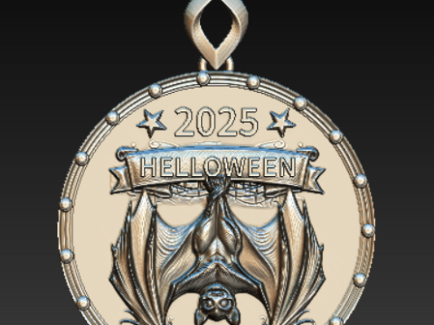 神秘万圣节吊坠系列 3D 打印模型