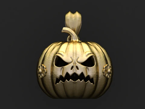 Evil Pumpkin King Pendant Collection 3D Print Model