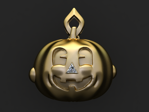 Koleksi Liontin Raja Labu Jahat Model Cetak 3D