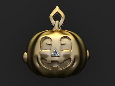 Evil Pumpkin King Pendant Collection 3D Print Model